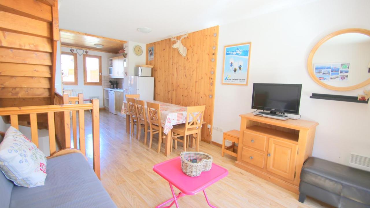 Les Chalets Du Parc Aux Etoiles - Cimes Et Neige Apartment Puy-Saint-Vincent Bagian luar foto
