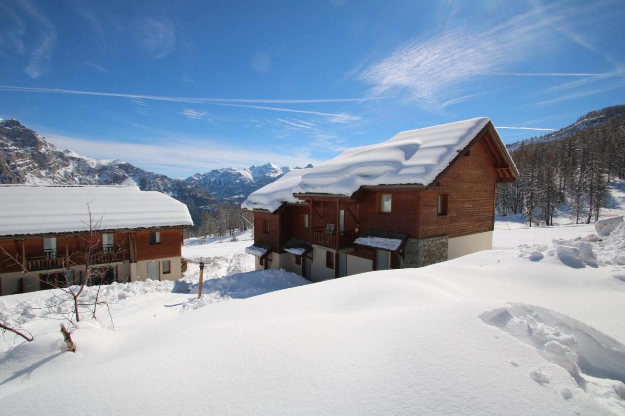 Les Chalets Du Parc Aux Etoiles - Cimes Et Neige Apartment Puy-Saint-Vincent Bagian luar foto